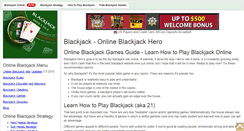 Desktop Screenshot of blackjackhero.com
